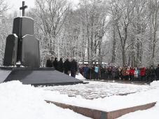 15 февраля 2016 г. Великий Новгород. Торжественный митинг у мемориала Афганистан болит в моей душе. Фото Игоря Белова