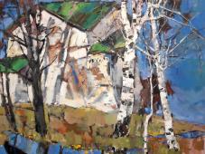  Работа художника Владимира Кожевникова (г. Санкт-Петербург). Живопись. Предоставлено Новгородским центром современного искусства