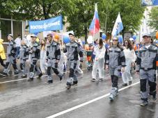 10 июня 2017 г. Великий Новгород празднует свое 1158-летие. День города. Праздничное шествие предприятий и организаций города &quot;Мы вместе!&quot;. Фото Игоря Белова