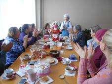 14 февраля 2018 г. Великий Новгород. Мероприятие "Масленица, приходи в гости к нам!". Фото предоставлено отделом-центром по работе с населением по месту жительства "Псковский"