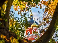Сердце Старой Руссы. Октябрь 2014 г. Вид на Воскресенский собор. Фото Андрея Потапова (г. Старая Русса), участника фотовыставки «Ганза: история, города, люди»