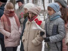 19 декабря 2018 г. Великий Новгород. Торжественная церемония открытия мемориальной доски Почетному гражданину Великого Новгорода Кудряшову Василию Порфирьевичу (1922-2013). Фото Анны Костецкой