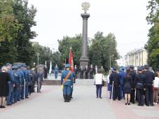 23 августа 2017 г. Великий Новгород. Митинг, посвященный Дню подвига самопожертвования в годы Великой Отечественной войны 1941-1945 гг. в бою на Новгородской земле Героя Советского Союза А.К. Панкратова. Фото Игоря Белова