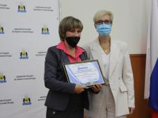 20 августа 2021г. Великий Новгород. Заключительный этап муниципального конкурса «Грант Мэра Великого Новгорода в сфере образования: Проекты-2021. Путь к успеху». Фото управления по работе со СМИ