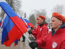 16 марта 2019 г. Великий Новгород. Празднование пятой годовщины воссоединения Крыма и Севастополя с Россией. Фото Александра Кочевника