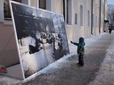 19 января 2019 г. Великий Новгород, кремль. 75-я годовщина освобождения Новгорода от немецко-фашистских захватчиков. Историческая инсталляция &quot;Оккупированный Новгород&quot;. Фото Анны Костецкой