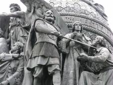 Памятник &quot;Тысячелетие России&quot; в Великом Новгороде.