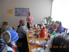 14 февраля 2018 г. Великий Новгород. Мероприятие "Масленица, приходи в гости к нам!". Фото предоставлено отделом-центром по работе с населением по месту жительства "Псковский"