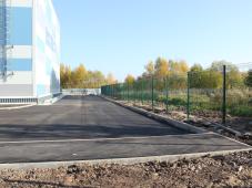 11 октября 2021г. Великий Новгород, ул. Вересова. Строительство физкультурно-спортивного комплекса. Фотография управления по работе со СМИ