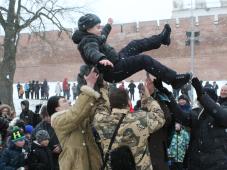 1 марта 2020 г. Великий Новгород. Городской праздник «Масленица». Фото управления по работе со СМИ. Автор Виктория Иванова