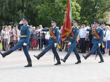 23 августа 2017 г. Великий Новгород. Митинг, посвященный Дню подвига самопожертвования в годы Великой Отечественной войны 1941-1945 гг. в бою на Новгородской земле Героя Советского Союза А.К. Панкратова. Фото Игоря Белова