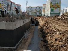 6 мая 2019 г. Великий Новгород, ул. Якова Павлова. Строительство детского сада на 190 мест с бассейном в мкр. Ивушки. Фото предоставлено МКУ «Управление капитального строительства»