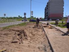 18 июня 2021 г. Великий Новгород, Озерная ул. После вскрышных работ. Фото управления по работе со СМИ