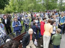 10 июня 2017 г. Великий Новгород празднует свой 1158-й год рождения. День города. Торжественная церемония открытия бюста новгородского писателя, Почетного гражданина Великого Новгорода Д.М. Балашова. Фото Игоря Белова