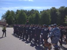 15 июня 2021 г. Великий Новгород. пл. Победы-Софийская. Очередной сводный отряд полиции отправлен в длительную служебную командировку на Северный Кавказ. Фото управления по работе со СМИ