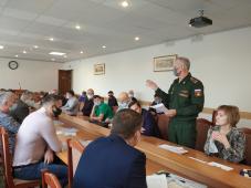 29 сентября 2021 г. Великий Новгород. Совещание с руководителями предприятий и организаций по вопросам мобилизационного резерва. Фото управления по работе со СМИ