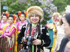 10 июня 2017 г. Великий Новгород празднует свое 1158-летие. День города. Участники XVI Международного фестиваля народного искусства и ремесел &quot;Садко&quot;. Фото Игоря Белова