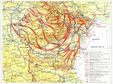 Ясско-Кишеневская операция. 20/08 -25/10/1944 г. Карта.
