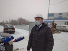 18 января 2021 г. Великий Новгород, ул. Вересова. Строительство ФСК в Северном микрорайоне. Фото управления по работе со СМИ