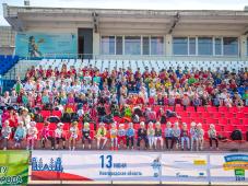 13 июня 2019 г. Великий Новгород. Олимпийский день - праздник для ребят, занимающихся в спортивных школах города. Фото предоставлено управлением по физической культуре и спорту