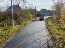 12 октября 2021 г. Великий Новгород, Александровская ул., мкр. Кречевицы. Дорожный ремонт по нацпроекту БКД. Фото предоставлено комитетом по управлению городским хозяйством
