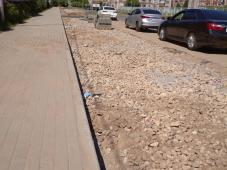 18 июня 2021 г. Великий Новгород, Большая Московская ул. Год спустя после вскрышных работ. Фото управления по работе со СМИ