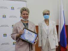 20 августа 2021г. Великий Новгород. Заключительный этап муниципального конкурса «Грант Мэра Великого Новгорода в сфере образования: Проекты-2021. Путь к успеху». Фото управления по работе со СМИ