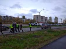 12 октября 2020 г. Великий Новгород, ул. 8 Марта. Объезд дорог по нацпроекту БКАД, срок гарантии ремонта которых не истек. Фото управления по работе со СМИ