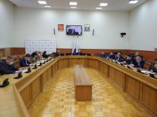 28 октября 2021г. Великий Новгород. Внеочередное заседание городской комиссии по предупреждению и ликвидации чрезвычайных ситуаций и обеспечению пожарной безопасности. Фото управления по работе со СМИ